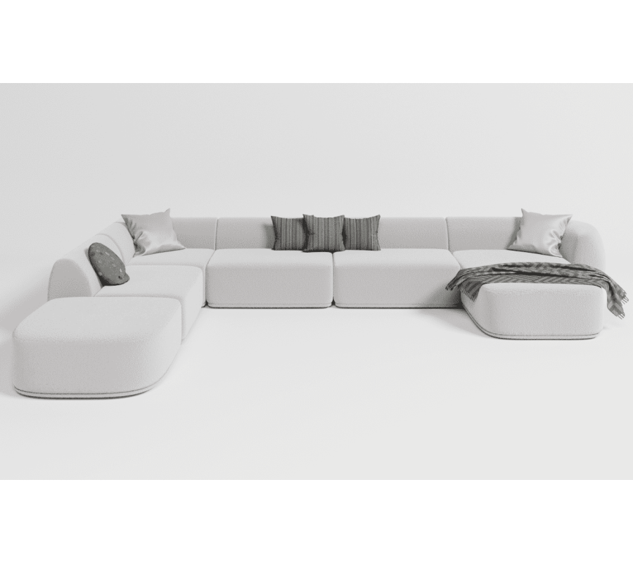 Corner Sofa w/ chaiselong Lux