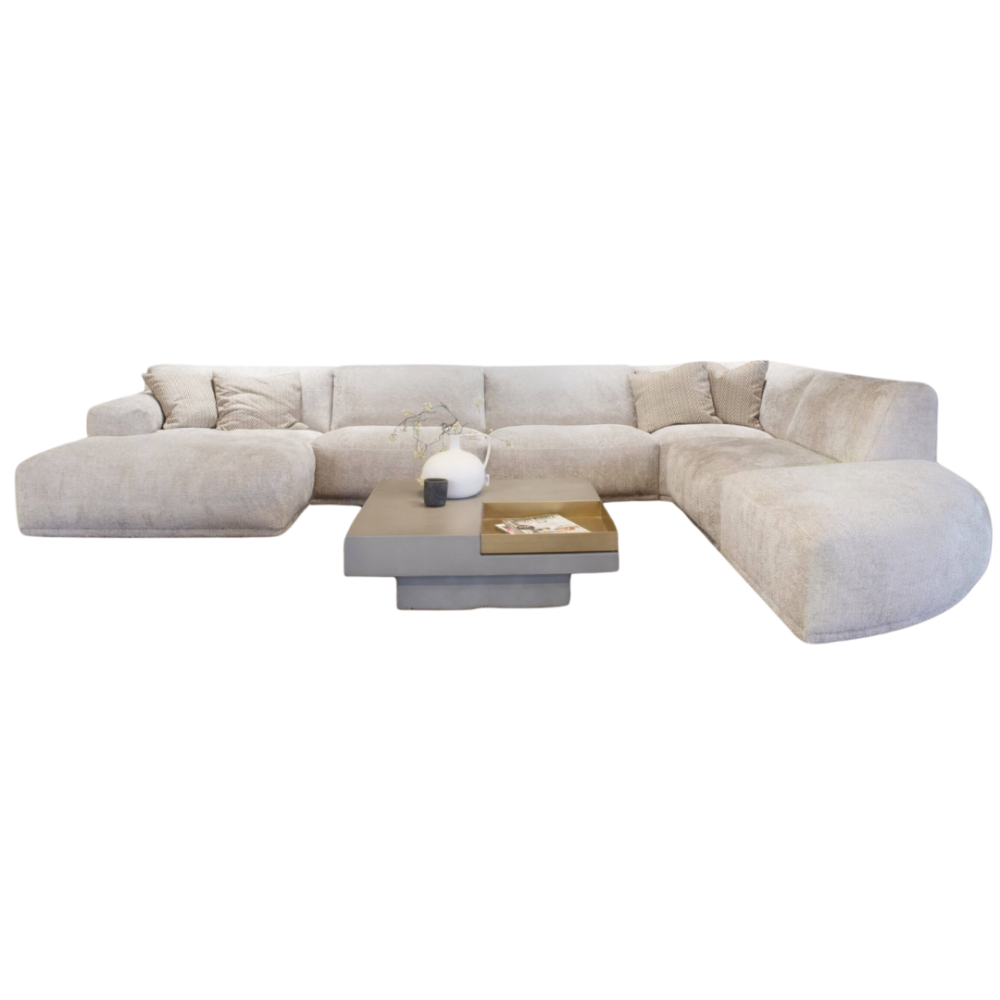 Sofá de canto c/ chaiselongue Rowan