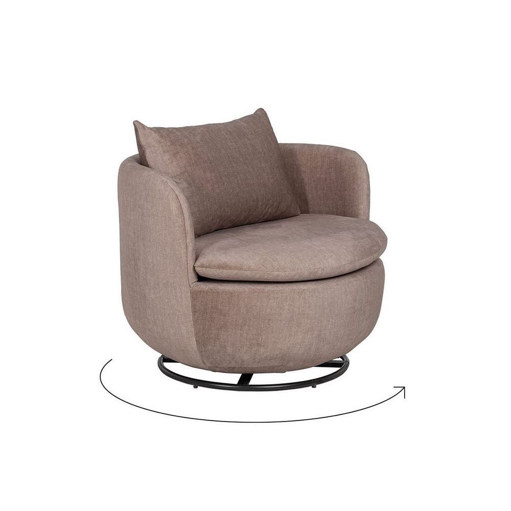 Swivel armchair Lola