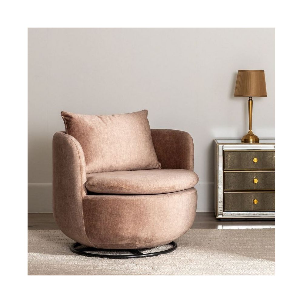 Swivel armchair Lola