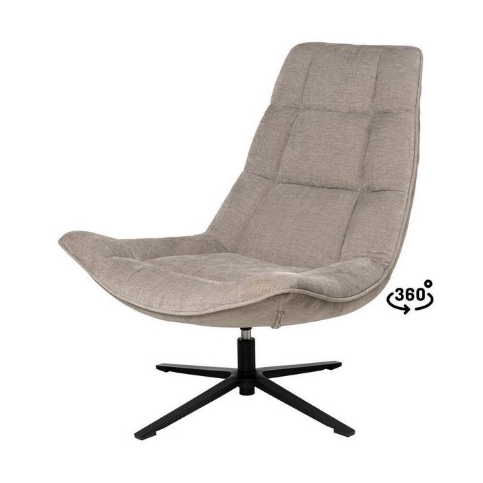 Swivel armchair Parme