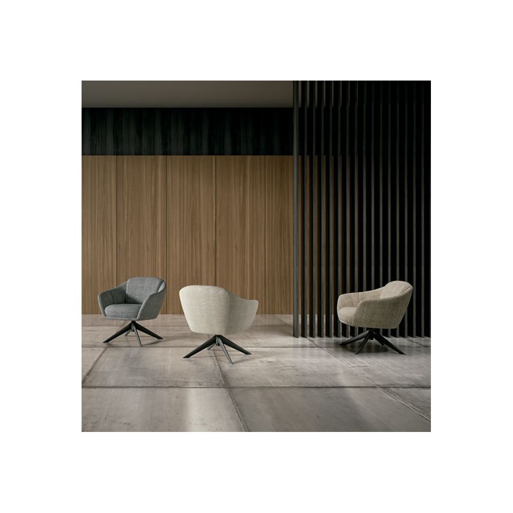 Swivel armchair Limas