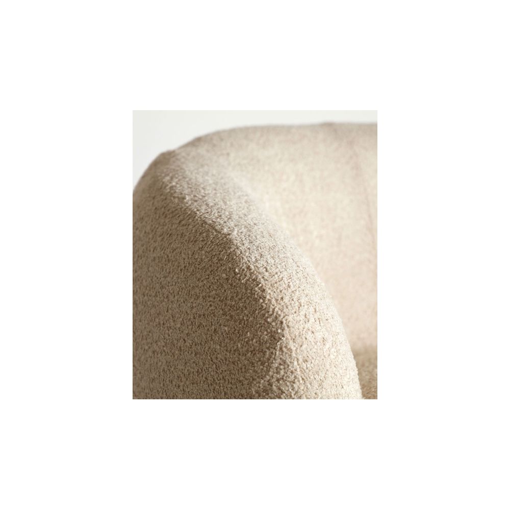 Bouclé private armchair