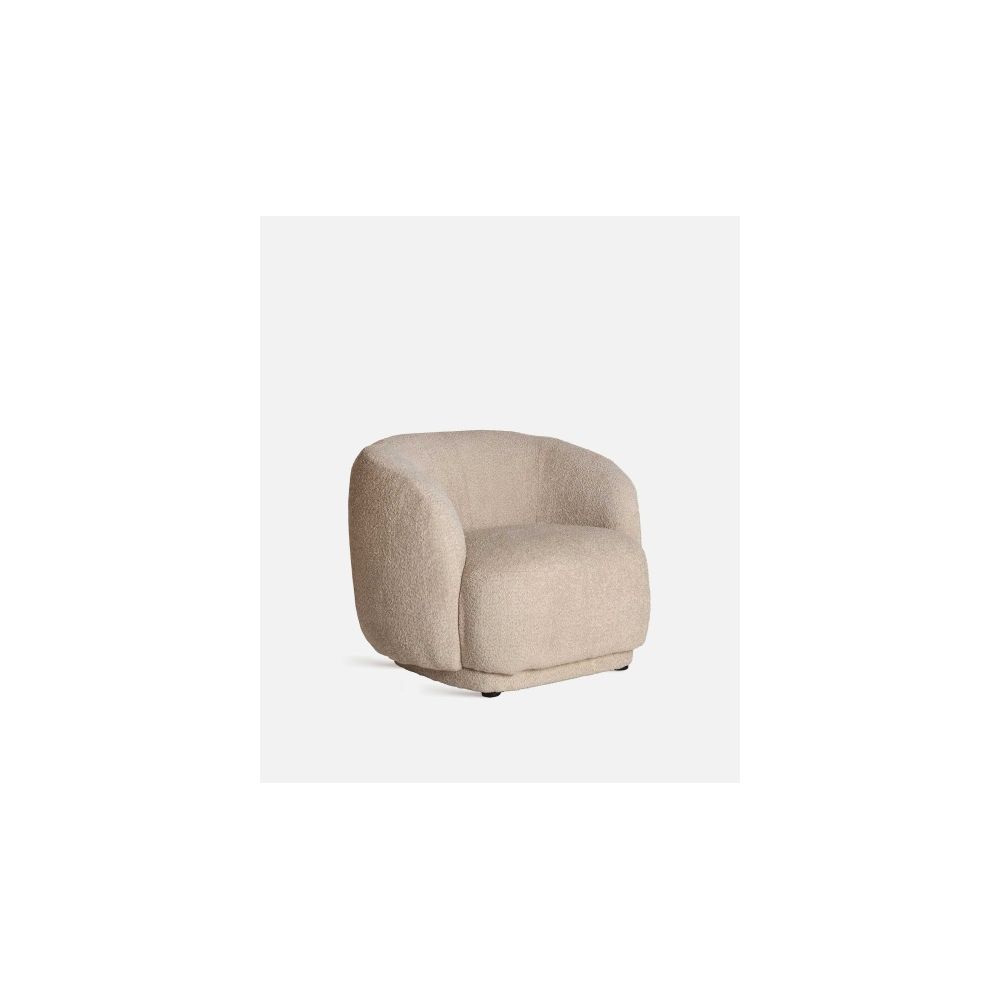 Bouclé private armchair