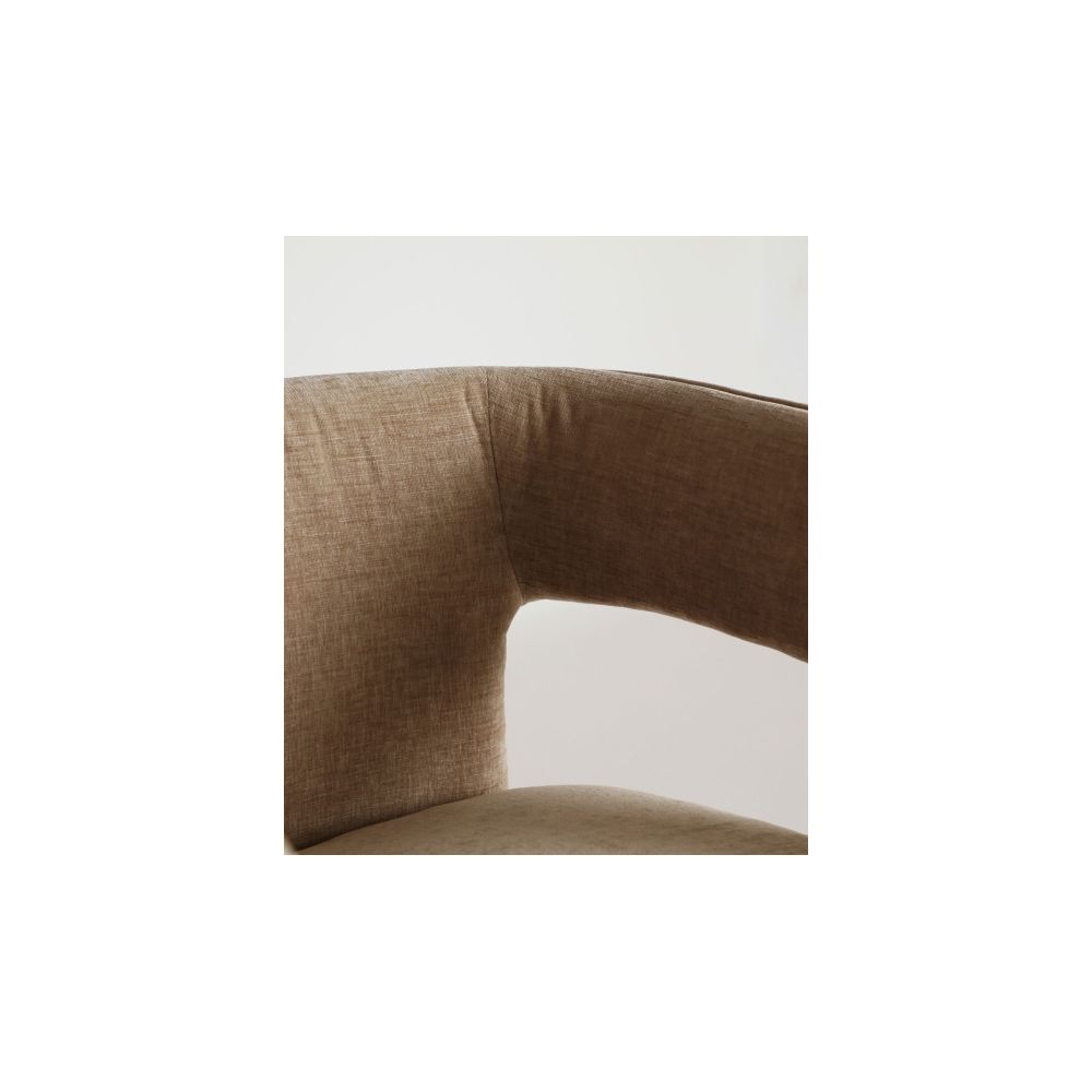 Bouclé private armchair