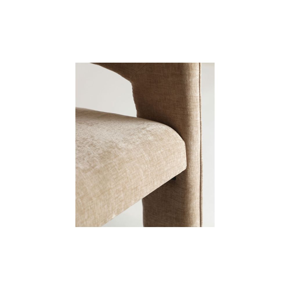 Bouclé private armchair