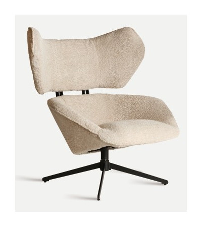 Bouclé Privas Rotative Armchair