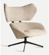 Bouclé Privas Rotative Armchair