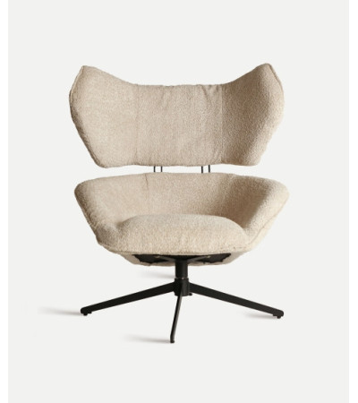 Bouclé Privas Rotative Armchair