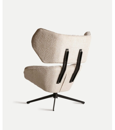 Bouclé Privas Rotative Armchair