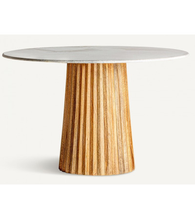 Round Dining table Plissé