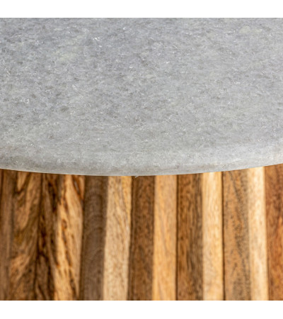 Round Coffee Table Plissé