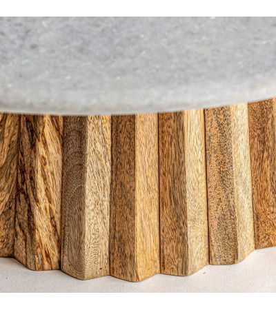 Round Coffee Table Plissé