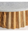Round Coffee Table Plissé