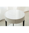 Round Bedside table BL