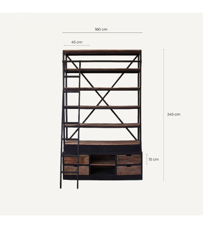 Bookcase Ivalo