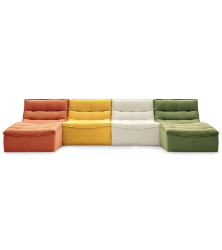 Sofa w/ chaiselong Leffie