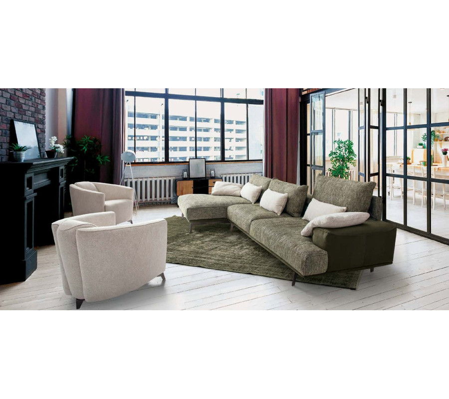 Sofa w/ chaiselong Suot