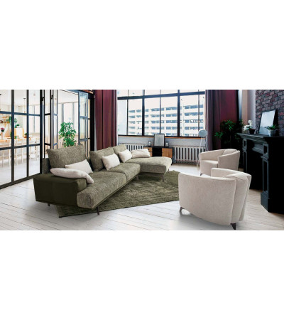Sofa w/ chaiselong Suot