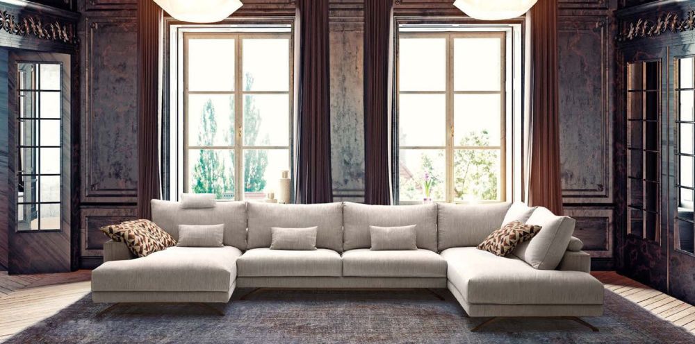 Sofa corner w/ chaiselong Ydnef II