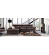 Sofa w/ Chaiselong Aluap