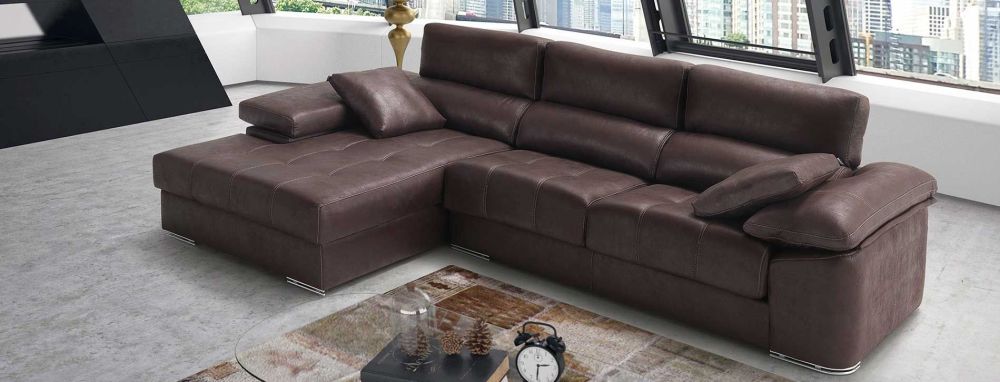 Sofa w/ Chaiselong Aleira