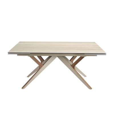 Mesa Jantar Retangular Extensível Areia