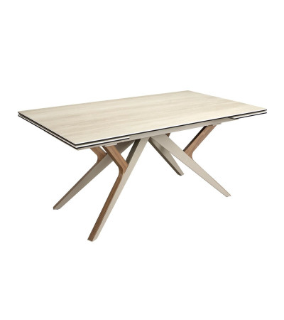 Mesa Jantar Retangular Extensível Areia