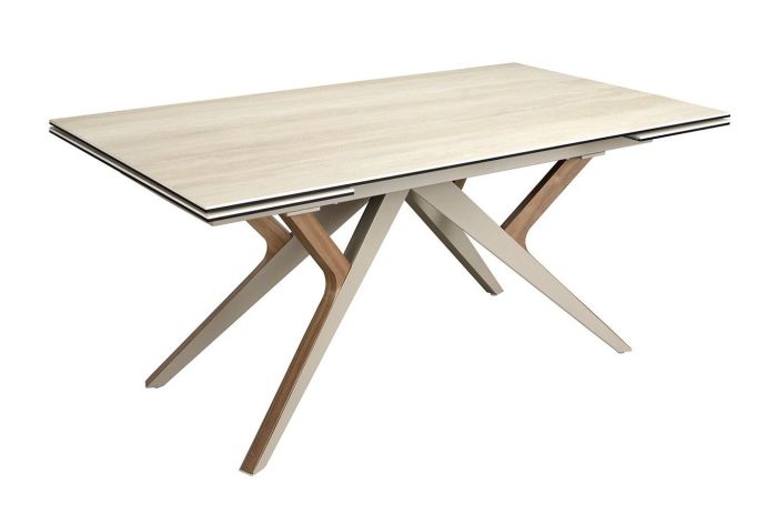 Mesa Jantar Retangular Extensível Areia