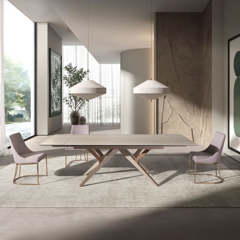 Dinning Table Rectangular Extensible Areia
