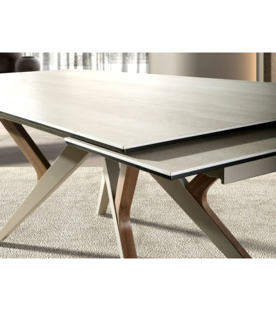 Mesa Jantar Retangular Extensível Areia