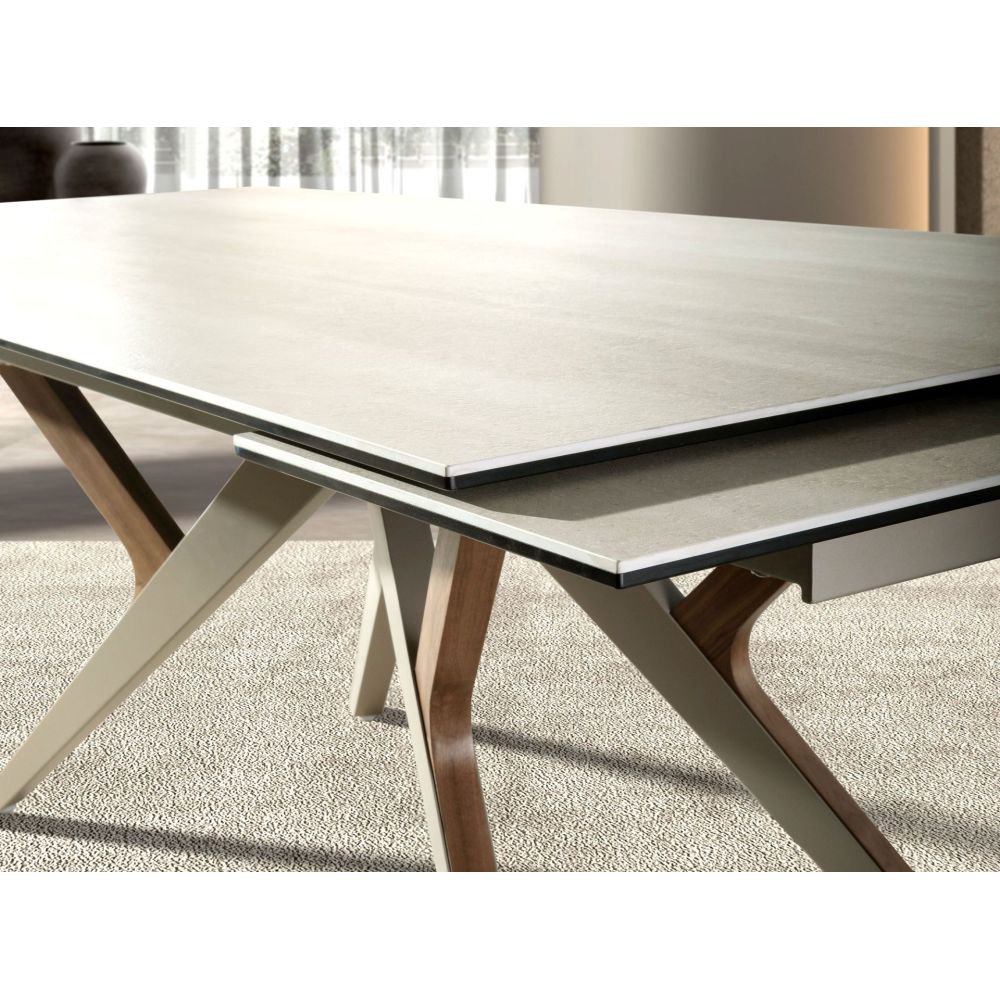 Mesa Jantar Retangular Extensível Areia