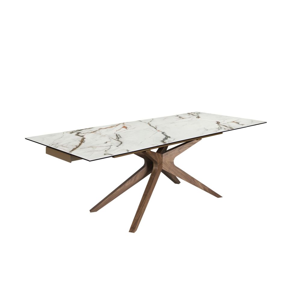 Dinning Table Rectangular Extensible Porce