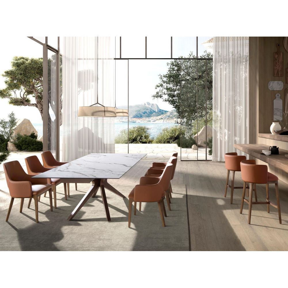 Mesa Jantar Retangular Extensível Porce
