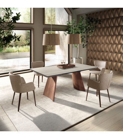 Mesa Jantar Retangular Extensível Lotu