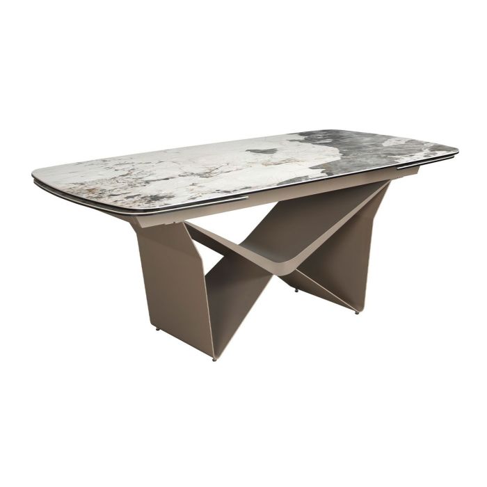 Dinning Table Rectangular Extensible Taup