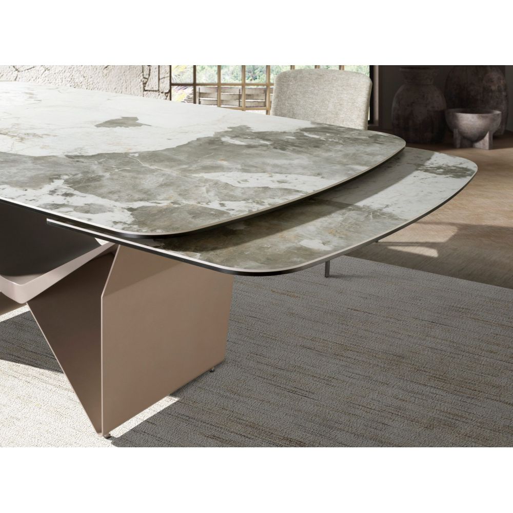 Mesa Jantar Retangular Extensível Taup