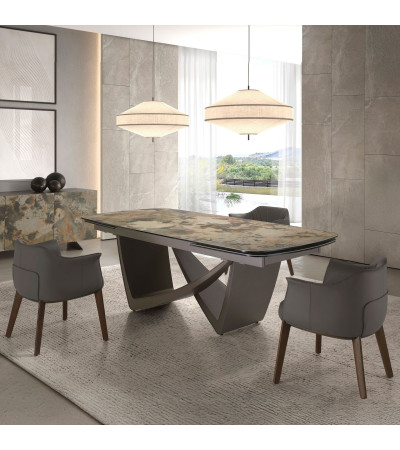 Mesa Jantar Retangular Extensível Tupe