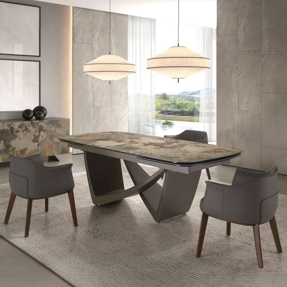 Dinning Table Rectangular Extensible Tupe