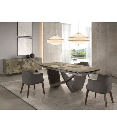 Mesa Jantar Retangular Extensível Tupe