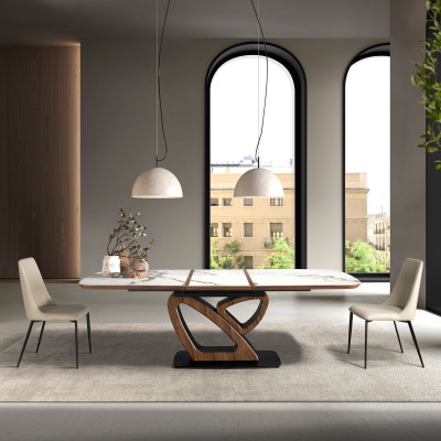 Mesa Jantar Retangular Extensível Barl