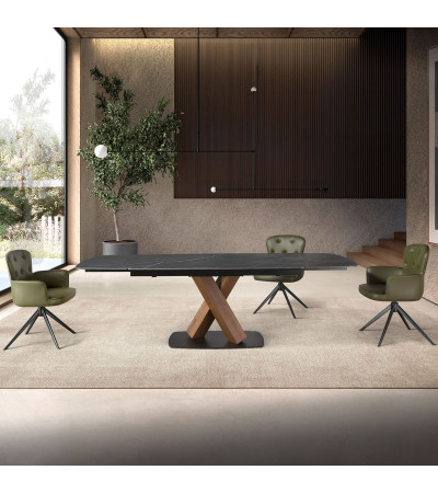 Mesa Jantar Retangular Extensível Bari