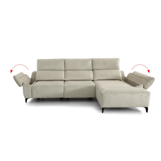 Sofa w/ Chaiselong Nina