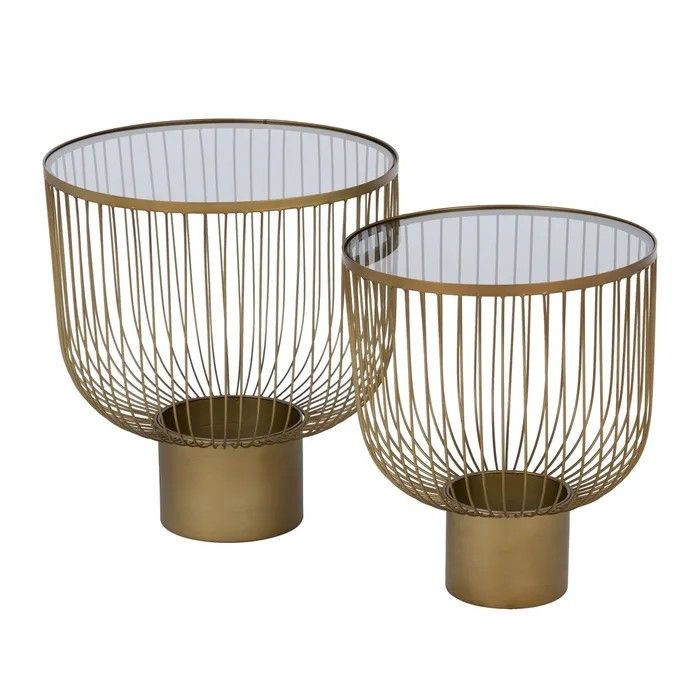 Side Table Set Oro