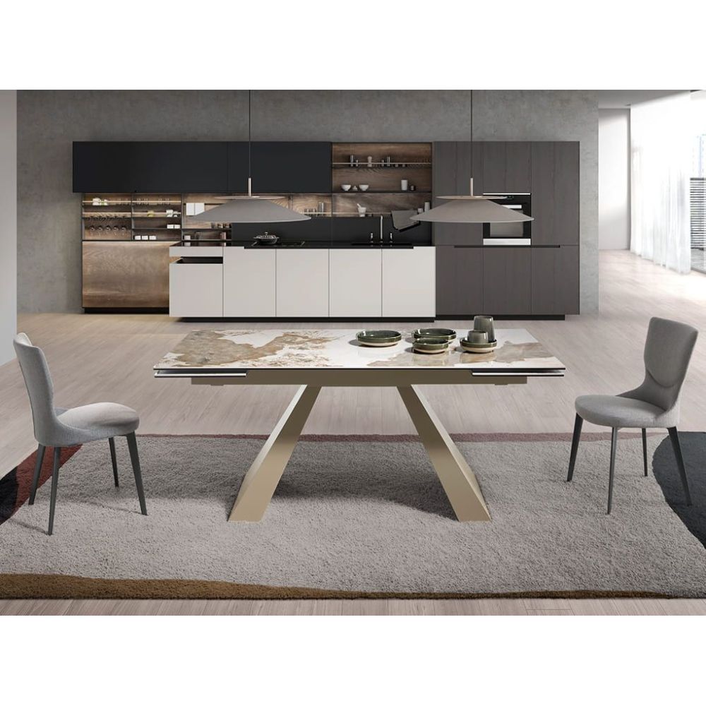 Dinning Table Extendable Bih