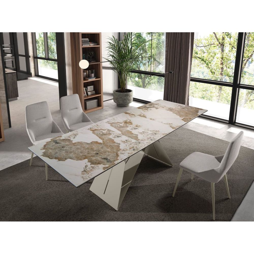 Dinning Table Extendable Bif