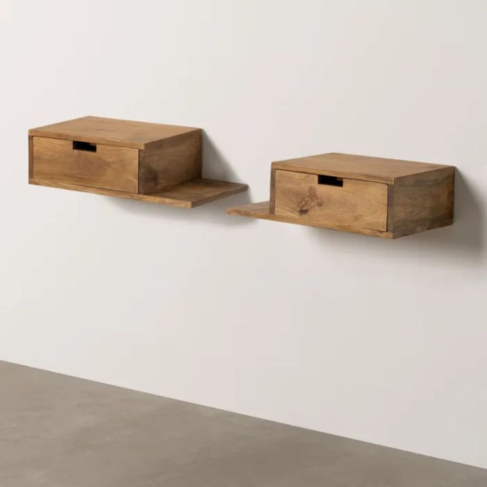 Conjunto Mesa de Cabeceira Malgnu