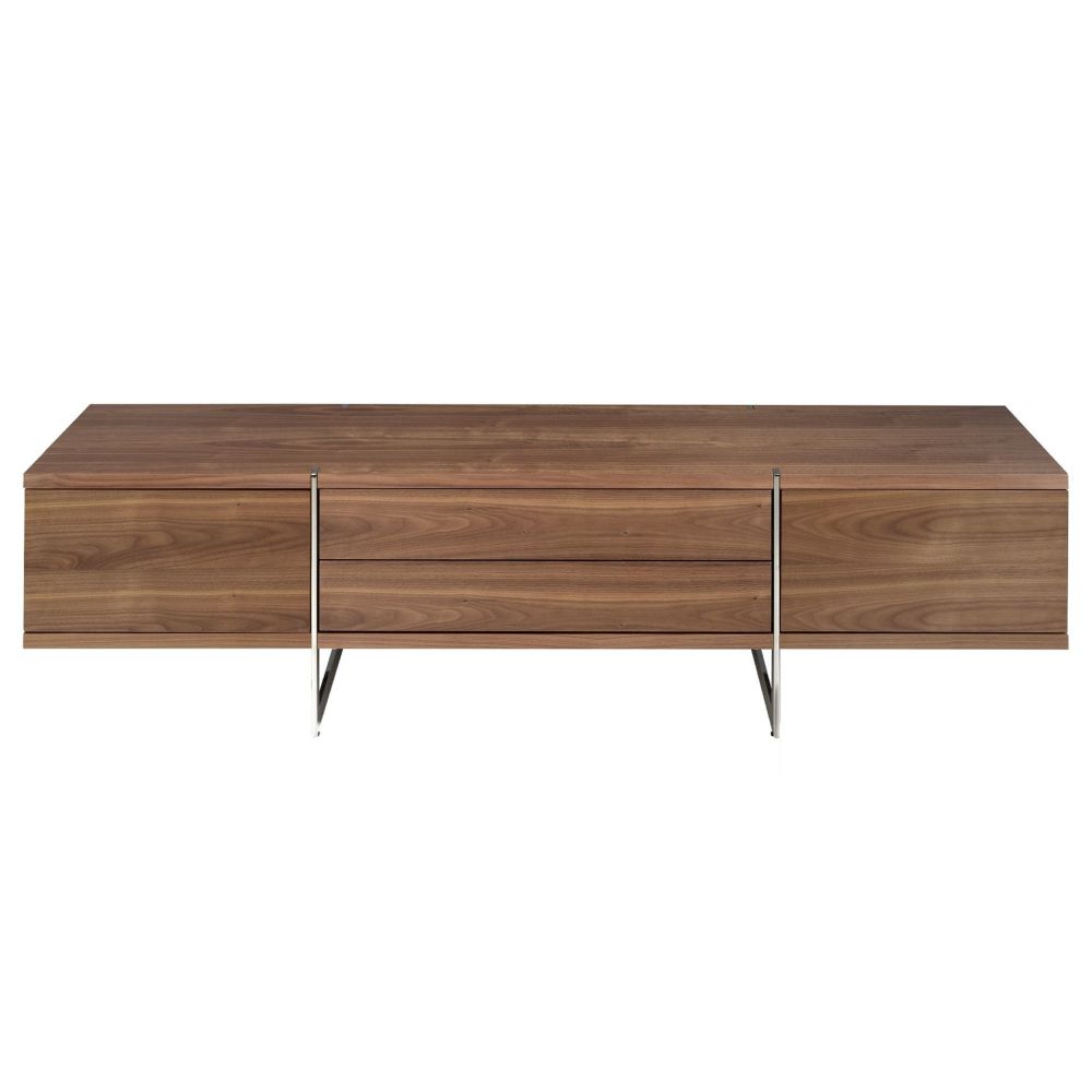 WALNUT TV BASE
