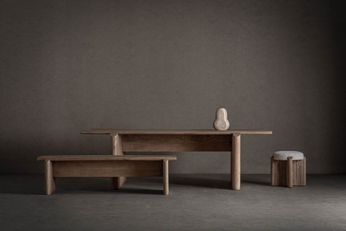 JACQUARD DINING TABLE  III