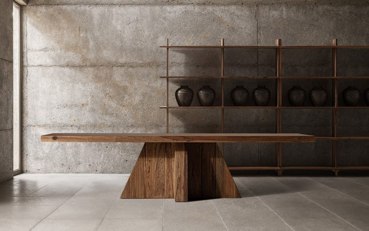 BRUTALISTA  DINING TABLE